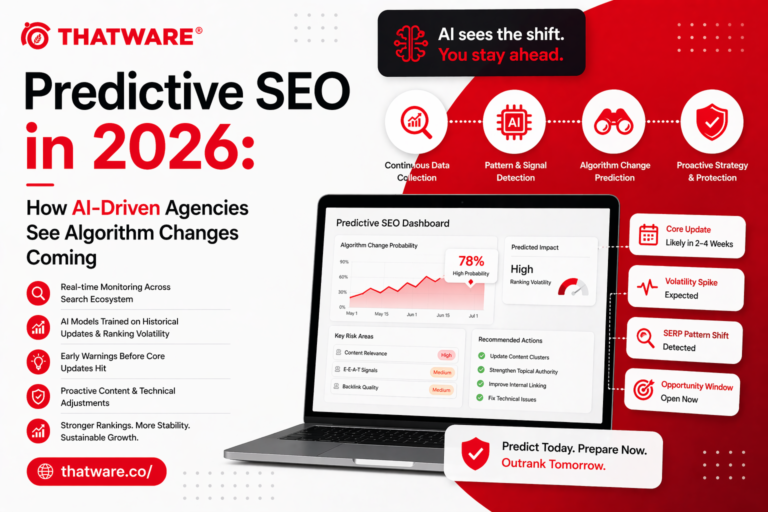 Predictive SEO in 2026: How HI-Driven Agencies See Algorithm Changes Coming